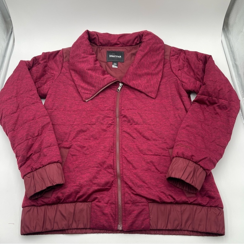 MARMOT Elsee Jacket Womens Large Spread Collar Coat Lightweight Quilted - Picture 5 of 13